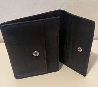 Cartera Monedero Privata Piel Negra