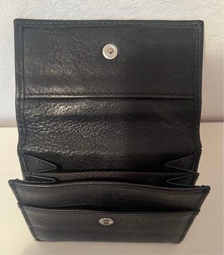 Cartera Monedero Privata Piel Negra