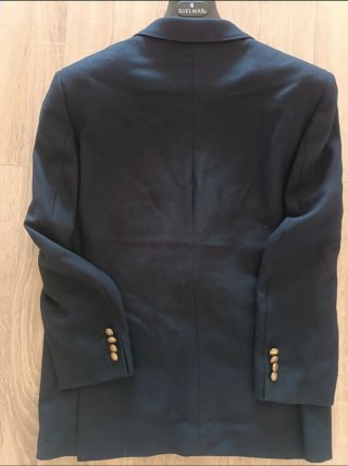 Blazer DielMar Azul, Botões Dourados, feito à mão.
