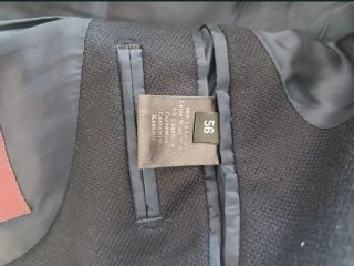 Blazer DielMar Azul, Botões Dourados, feito à mão.