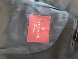 Blazer DielMar Azul, Botões Dourados, feito à mão.