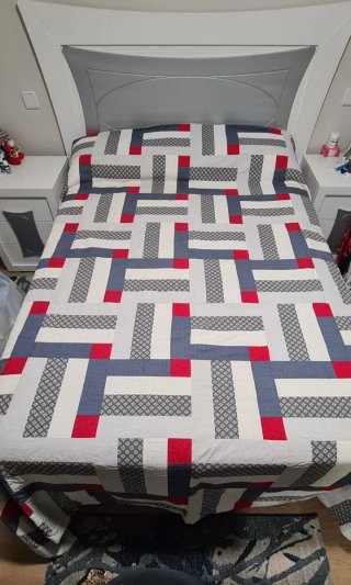 Colcha de cama Patchwork