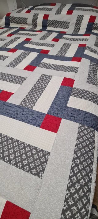 Colcha de cama Patchwork