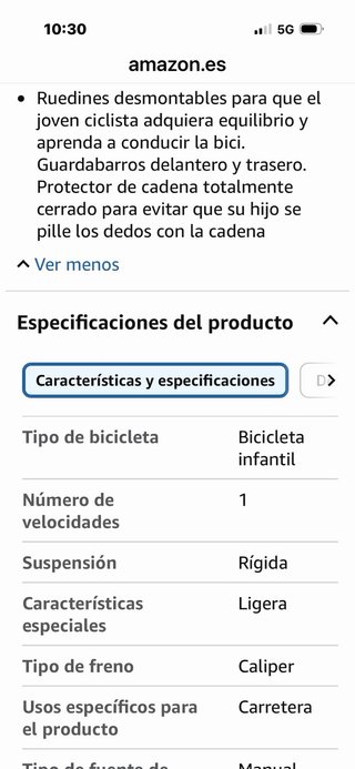 Bicicleta infantil Wildtrak WT003 (Con ruedines)