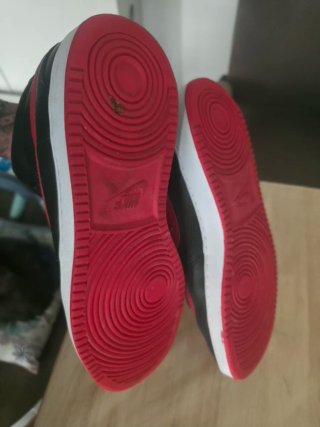 Nike Court Vision Jordan Negro/Rojo Talla 45