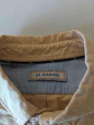 Camisa El Ganso Hombre Talla L Beige