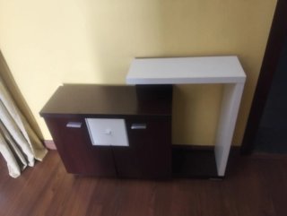 Mueble de almacenaje combinado madera