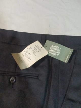 Pantalón de vestir azul hombre