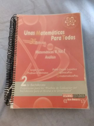 Libros de matemáticas preparación selectivo Ctfco
