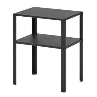 2 Mesitas de noche Ikea metálica negra