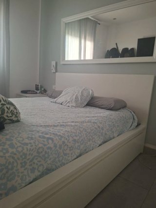 Regalo mesita, Estructura Cama Ikea MALM Blanca
