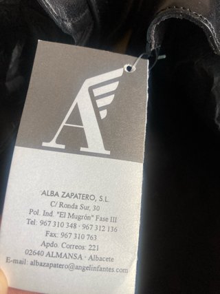 Zapatos Angel Infantes Negros Talla 39