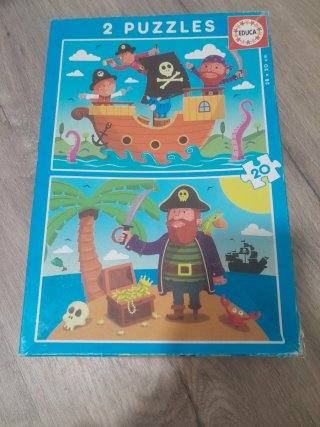 2 Puzzles Educa Piratas 20 Piezas
