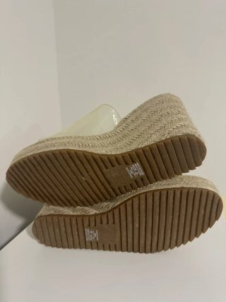 Sandalias Zara cuña transparentes