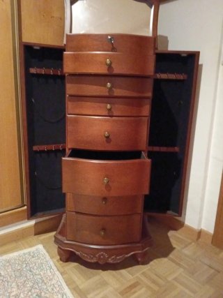 Xinfonier Joyero Madera con Espejo