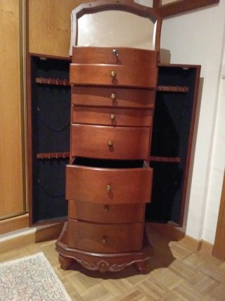 Xinfonier Joyero Madera con Espejo