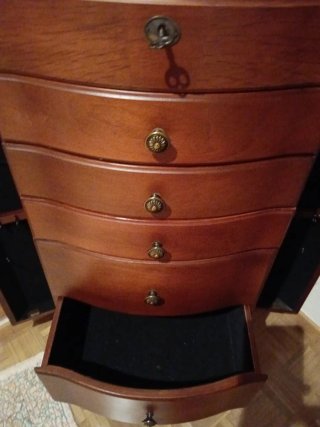 Xinfonier Joyero Madera con Espejo
