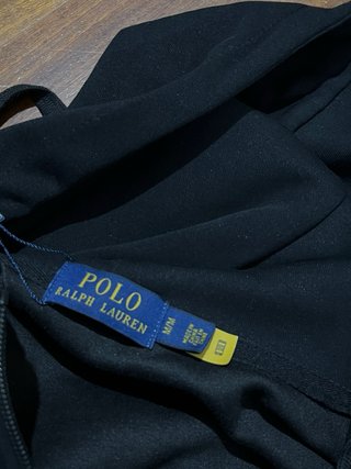 Felpa Polo Ralph Lauren nera con zip