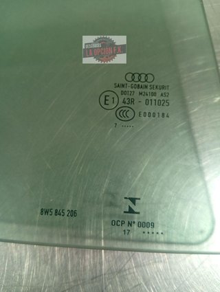 LUNA TRASERA DERECHA Audi A4 Berlina (8W2)(08.2015->)