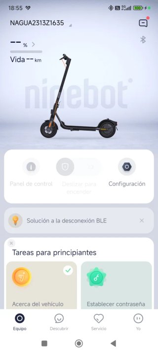 Patín Eléctrico Segway Ninebot F2