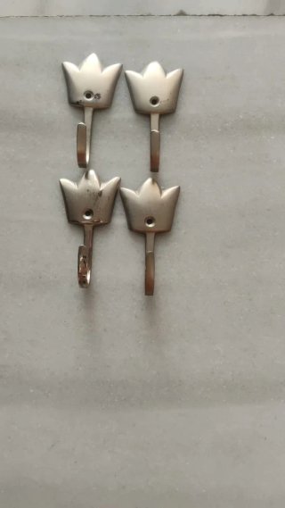 Alzapaños cortinas metal plata