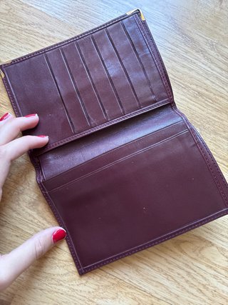 Cartera Vintage Cartier Roja