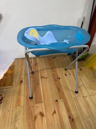Bañera para bebé con soporte