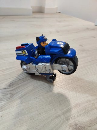 Coche + Moto Chase Patrulla Canina Azul