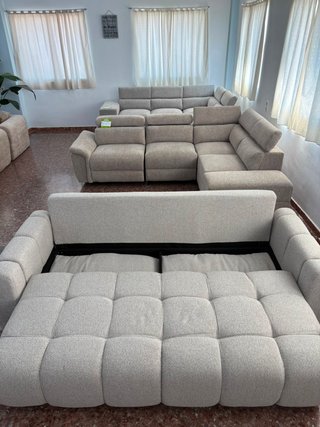 NUEVO SOFA 3 PLAZAS CAMA CON ARCÓN ESTILO BUBBLE