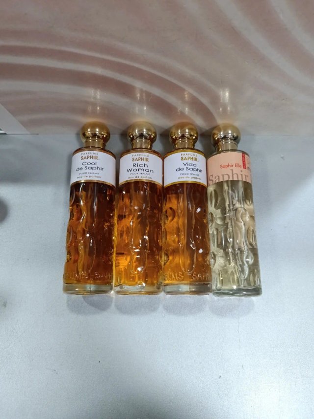 Pack 4 Perfumes Saphir: Cool, Rich, Vida, Elle