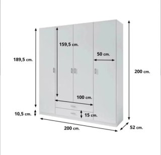 Armarios nuevos modular beige y blanco