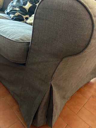 Sofá 3 cuerpos Ektorp Hakebo gris
