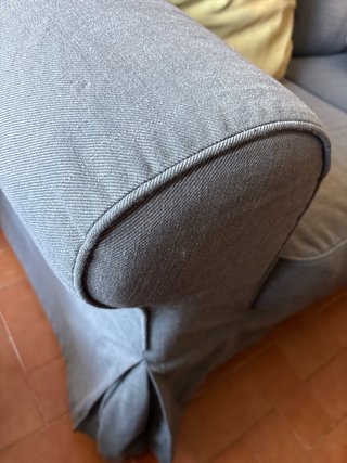 Sofá 3 cuerpos Ektorp Hakebo gris