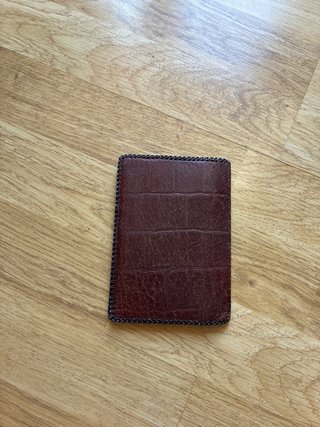 Cartera vintage piel marrón
