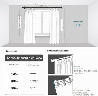 Cortinas opacas térmicas azul