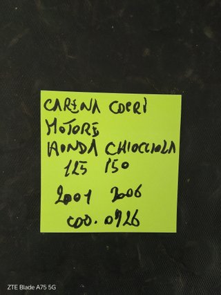 Carena Motore Honda Chiocciola 125-200 2001