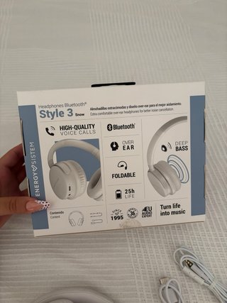 Auriculares Energy Sistem Style 3 Blancos