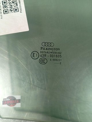 LUNA DELANTERA DERECHA Audi Q7 (4L)(07.2006->)