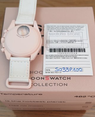 Swatch x Omega Venus Rosa