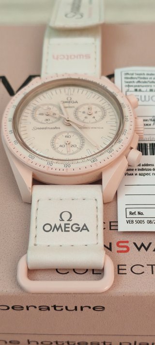 Swatch x Omega Venus Rosa