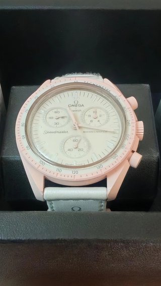 Swatch x Omega Venus Rosa