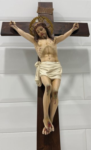 ANTIGUO GRAN CRISTO DE LA EXPIRACIÓN SELLADO OLOT