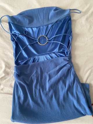 Vestido SHEIN azul brillante tirantes