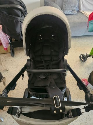 Carro de bebé Teral gris con capota