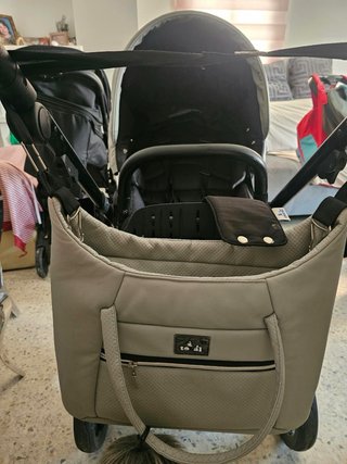 Carro de bebé Teral gris con capota