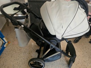 Carro de bebé Teral gris con capota