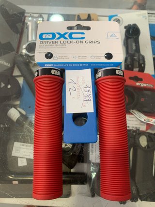 Puños MTB OXC Driver Lock-On Rojos