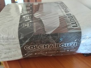 Colcha cama 150. En su embalaje