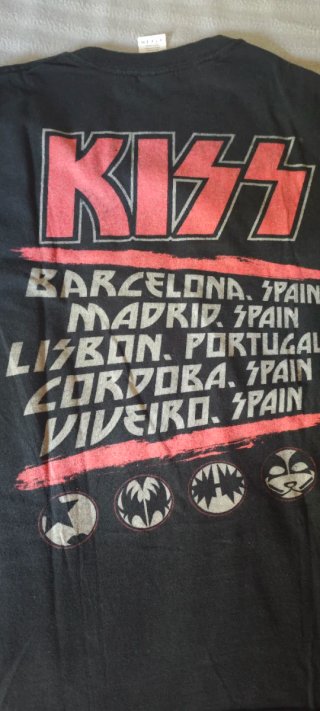 Camiseta KISS WORLD TOUR 2018 Talla S