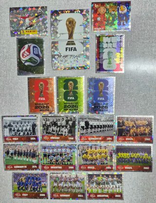 Lote completo de FWC de  Colección Cromos Panini.